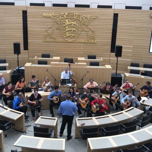 Hauptorchester spielte im Landtag